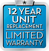12 Year Unit Replacement Limited Warranty